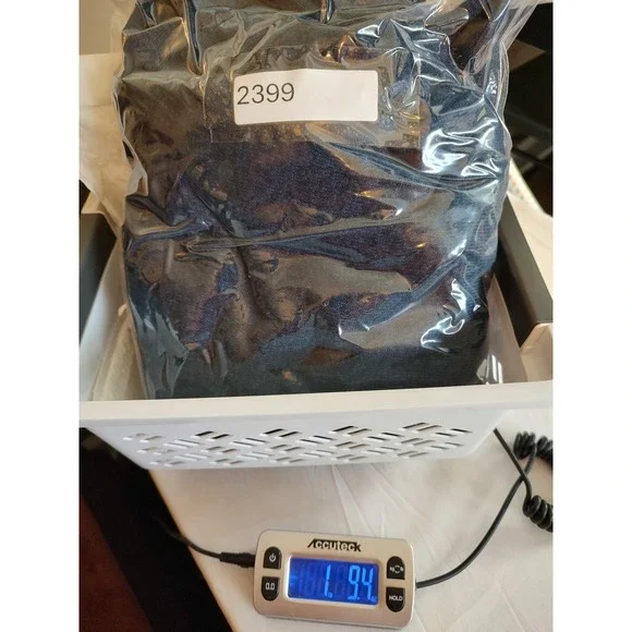 Orvis Men's Heathered Blue Fleece Quarter Zip Pullover Sweater XL - Picture 8 of 8